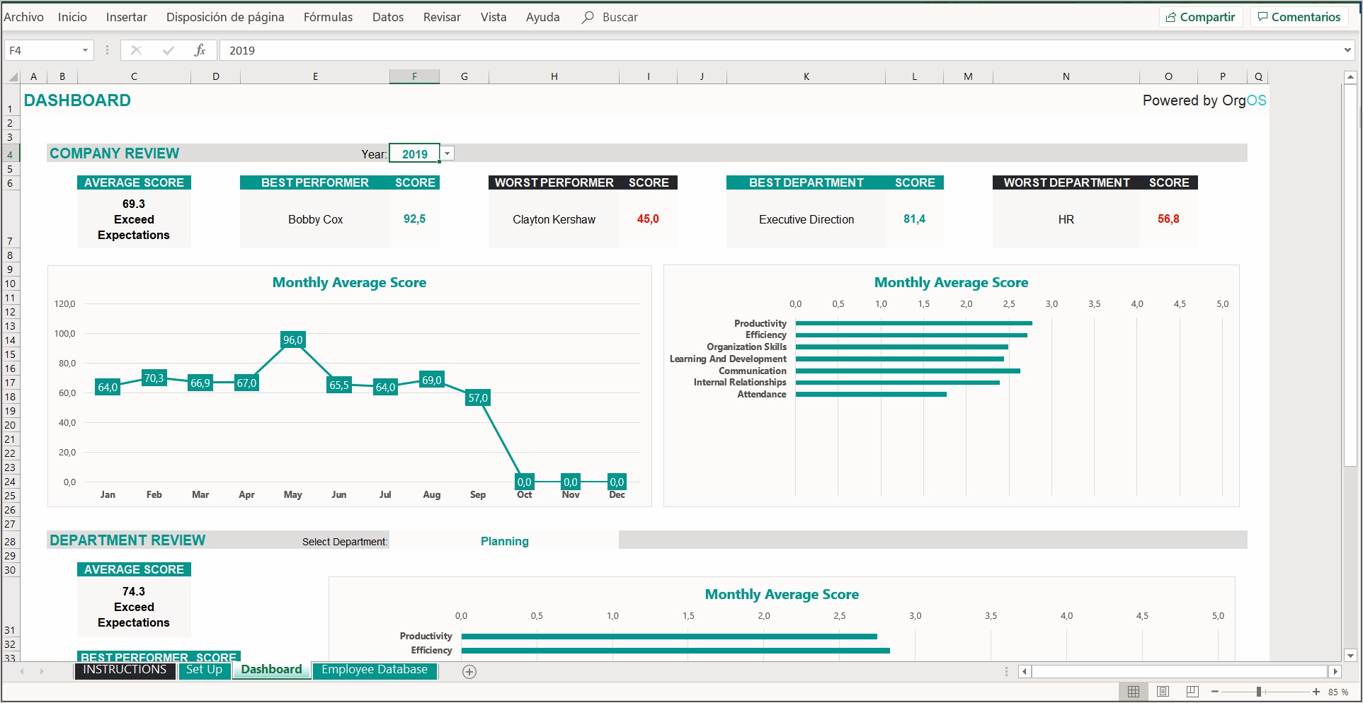 Excel School Report Card Template Download