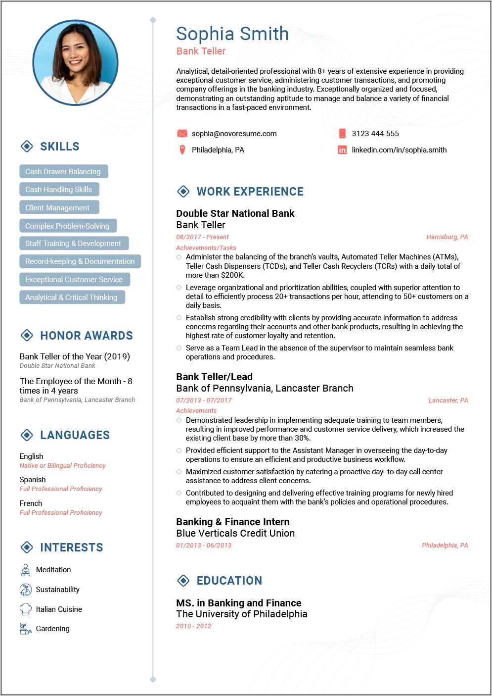 Excellent Counselor Resume Examples 2019