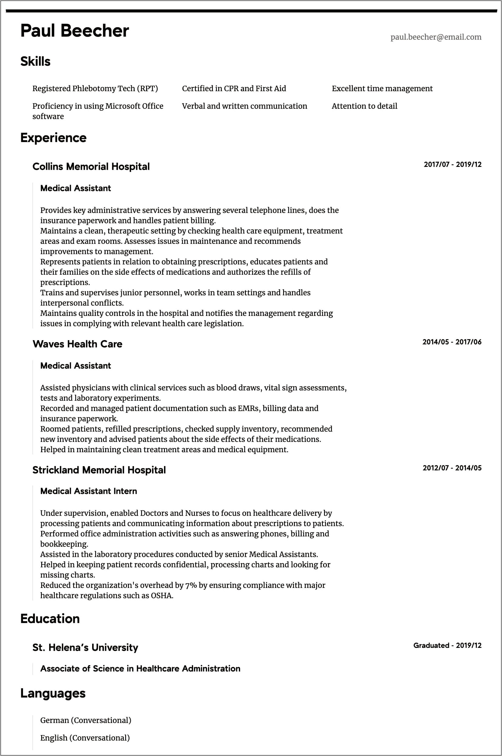 Executive Level Resume Objective Examples