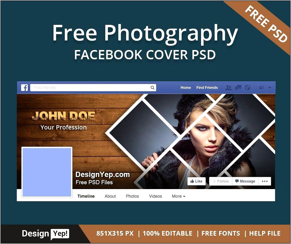 Facebook Cover Template Psd Download 2015