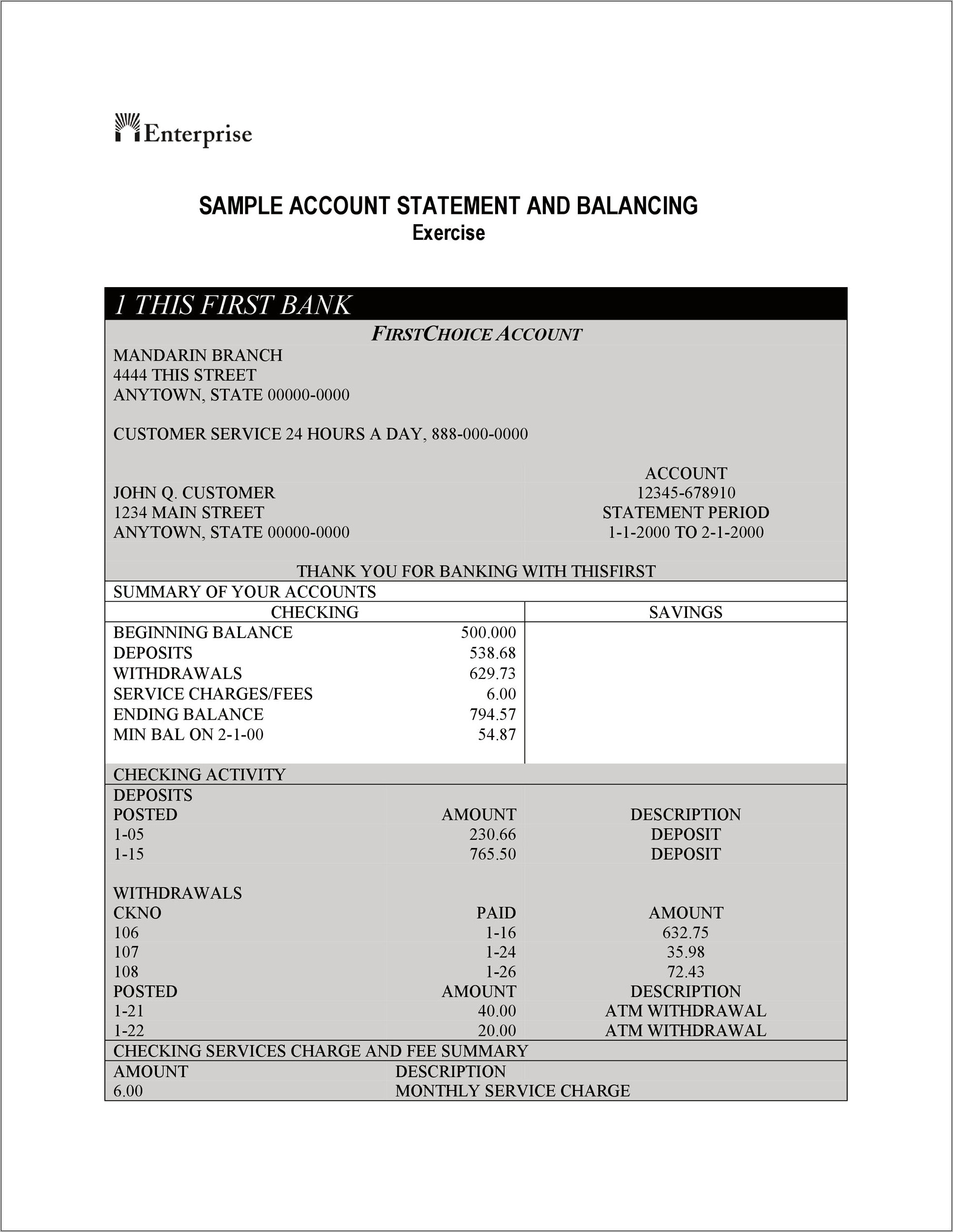 Fake Lloyds Bank Statement Template Download