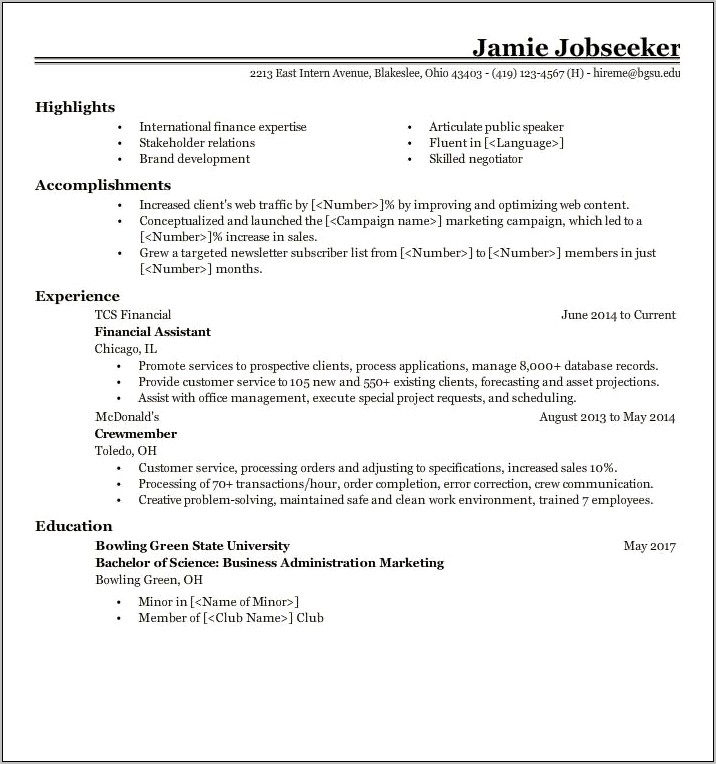 Farm Student Trainee Resume Samples