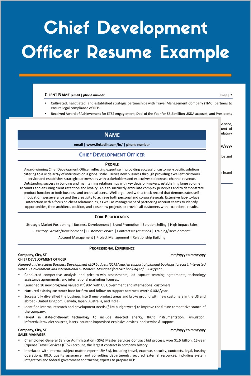 Federal Contract Specialist Resume Examples