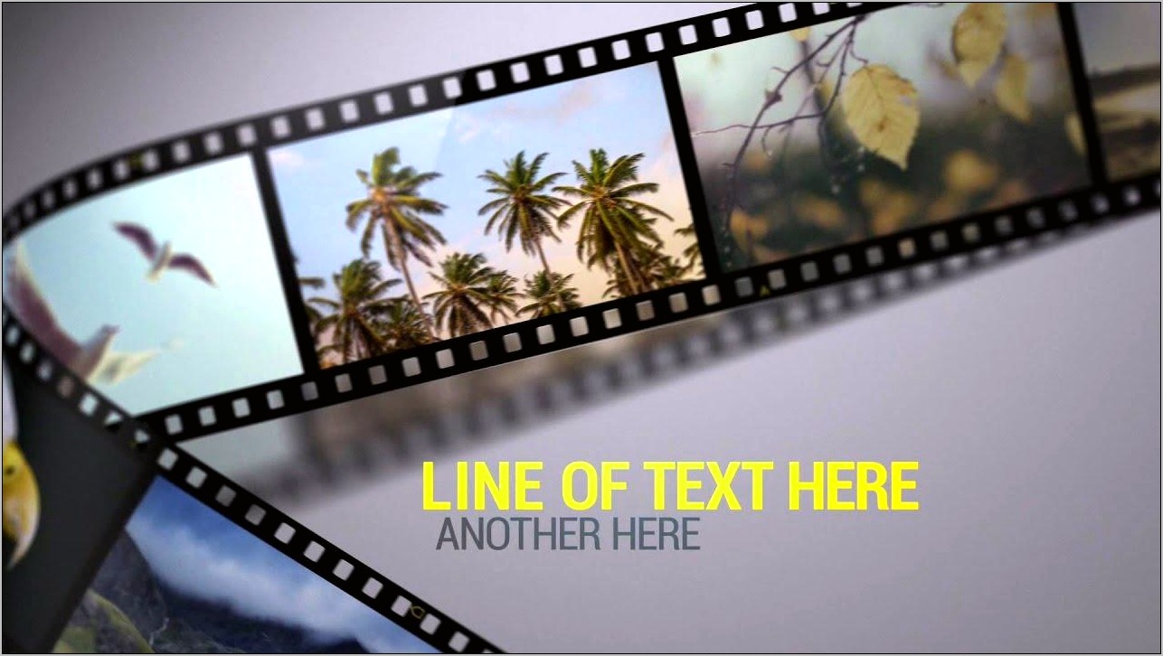 Film Strip After Effects Template Download