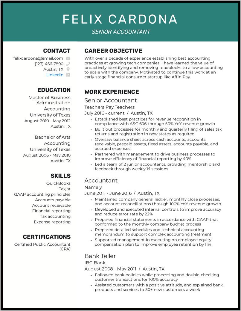 Finance Hard Skills For Resume