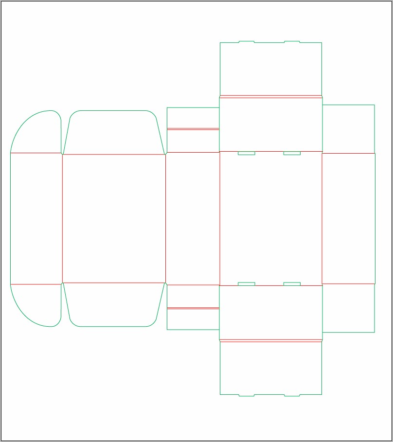 Food Packaging Template For Box Download