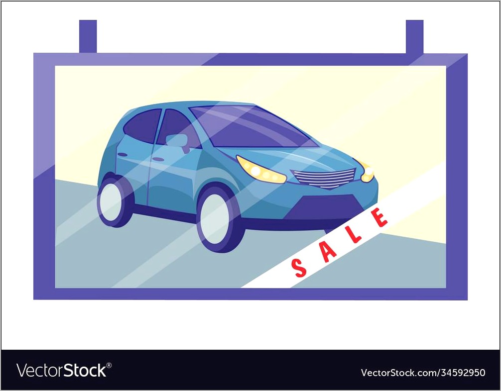 For Sale Car Sign Template Download