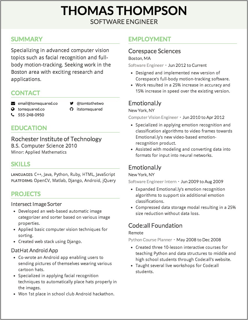 Free Creater And Print Resume