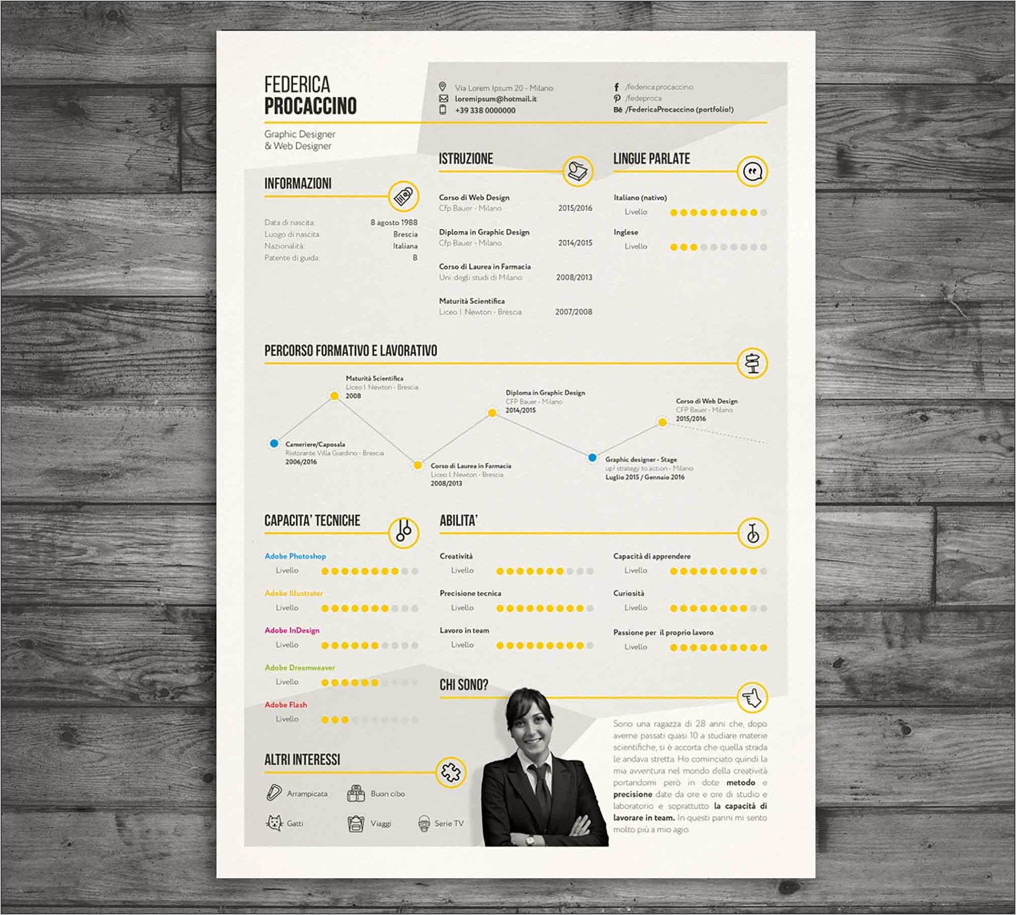 Free Eye Catching Indesign Resumes