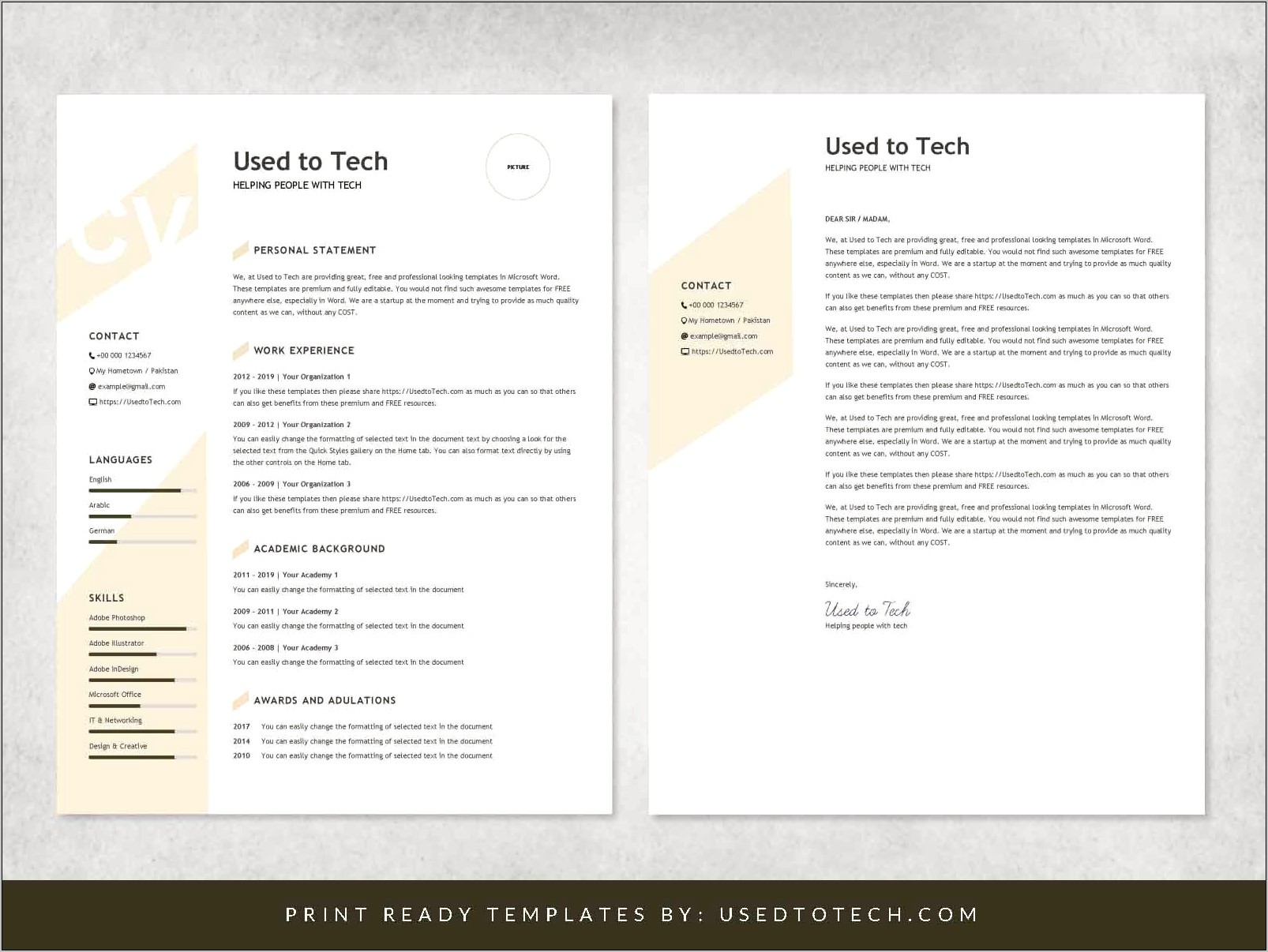 Free Online Word Resume Templates