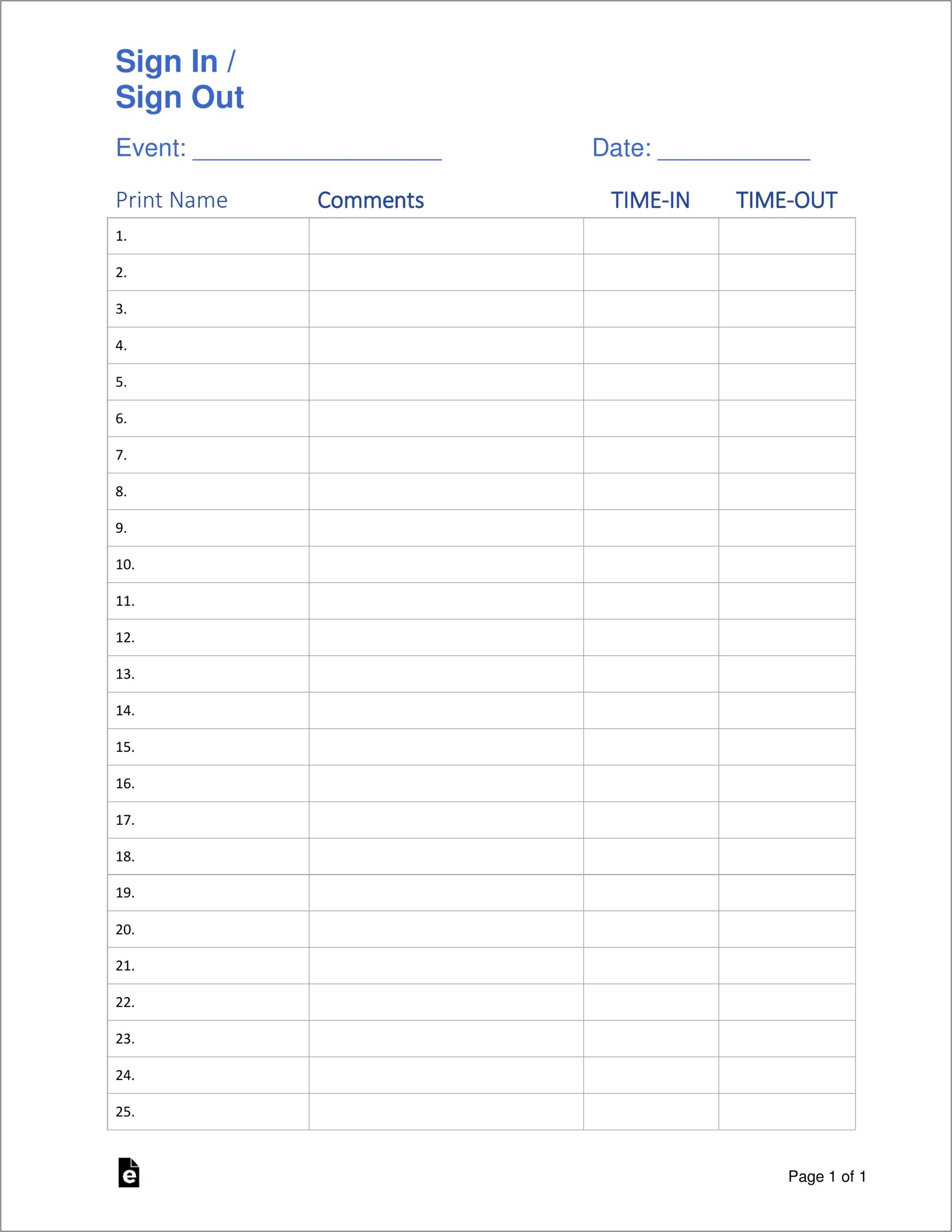 Free Product Line Sheet Template Download