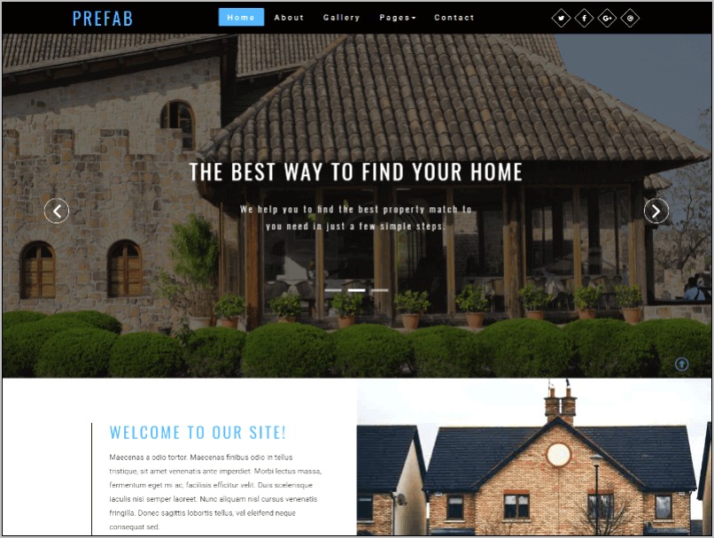 Free Responsive Real Estate Template Download