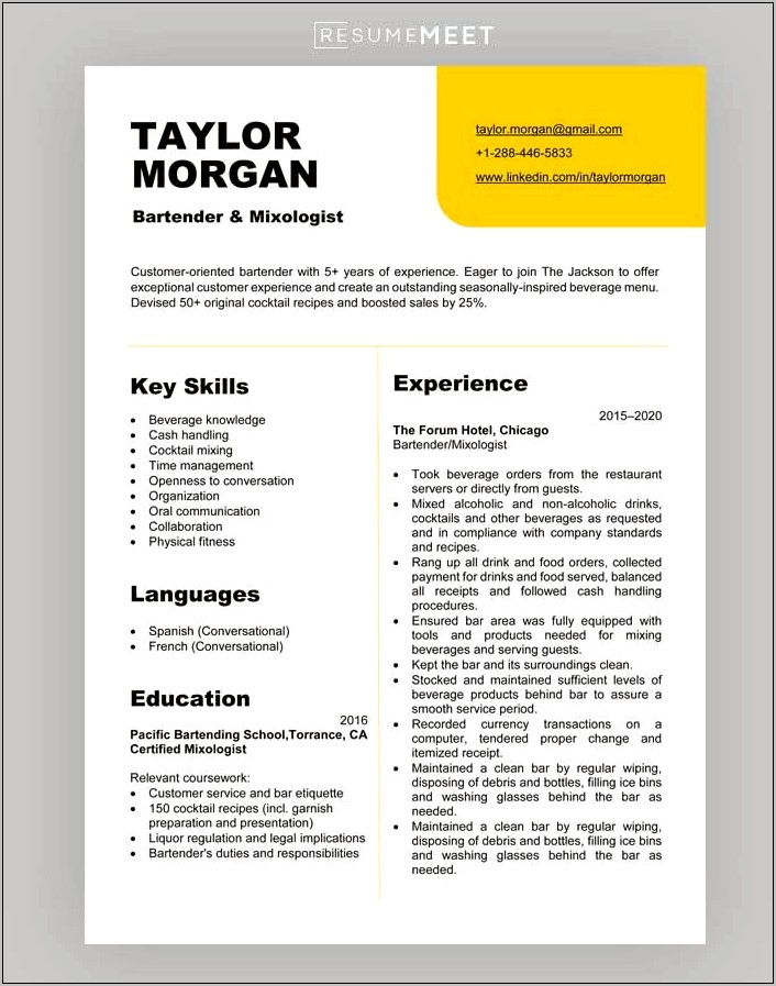 Free Resume Cv Templates Word