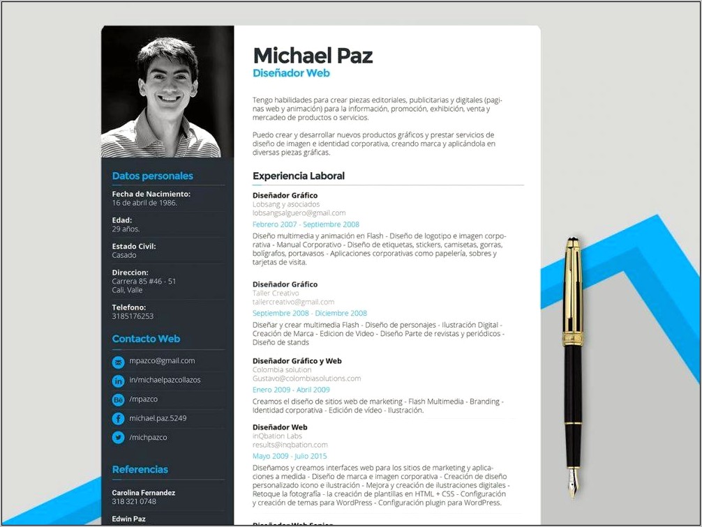 Free Resume Plugin For WordPress