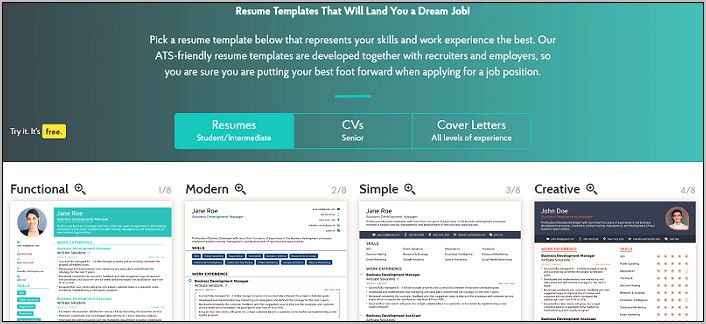 Free Resume Search Sites Usa