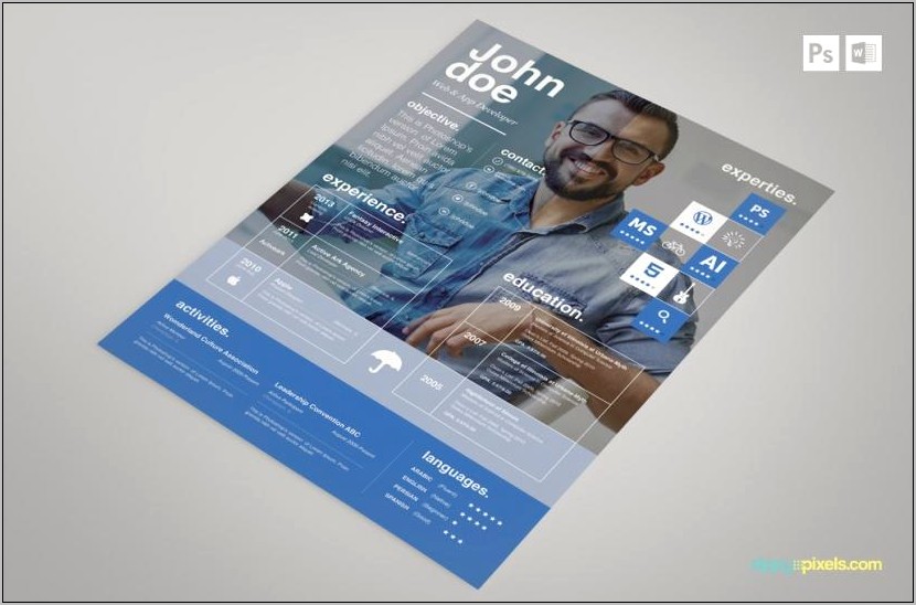 Free Resume Template Download Psd