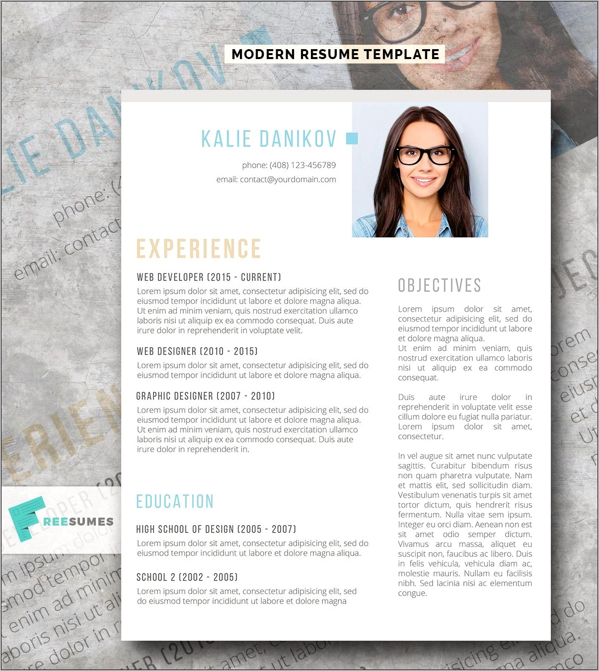 Free Resume Templates 2019 Freesumes