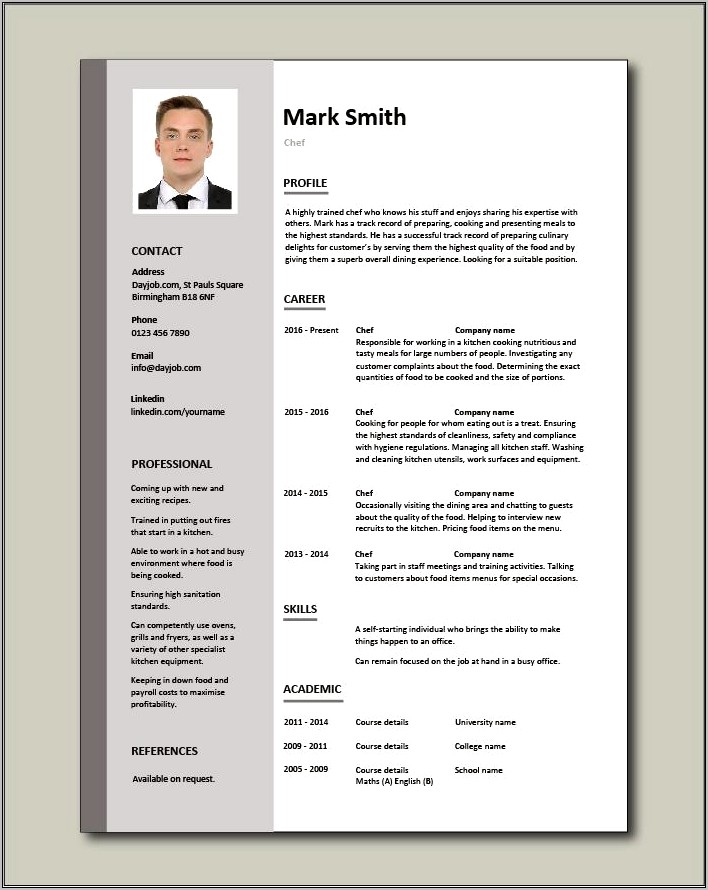 Free Resume Templates Format Knowledge