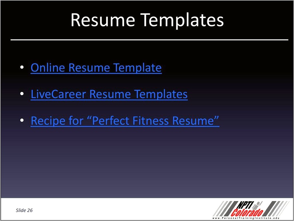 Free Resume Templates Live Career