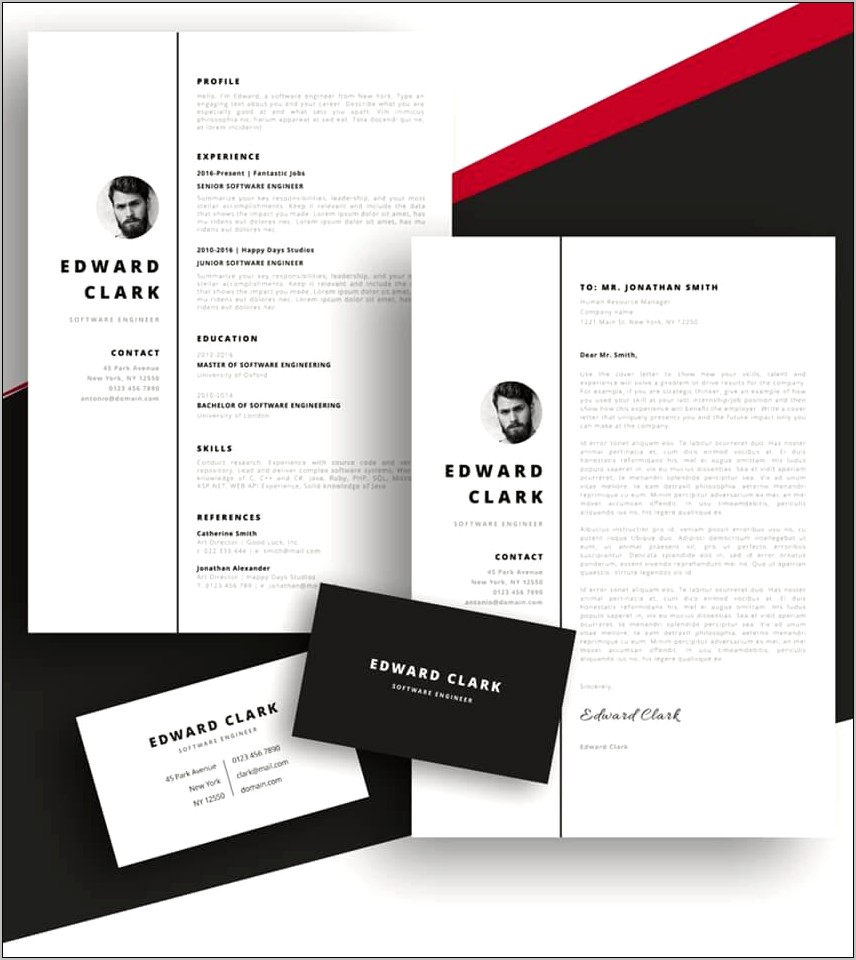 Free Resume Templates With Borders