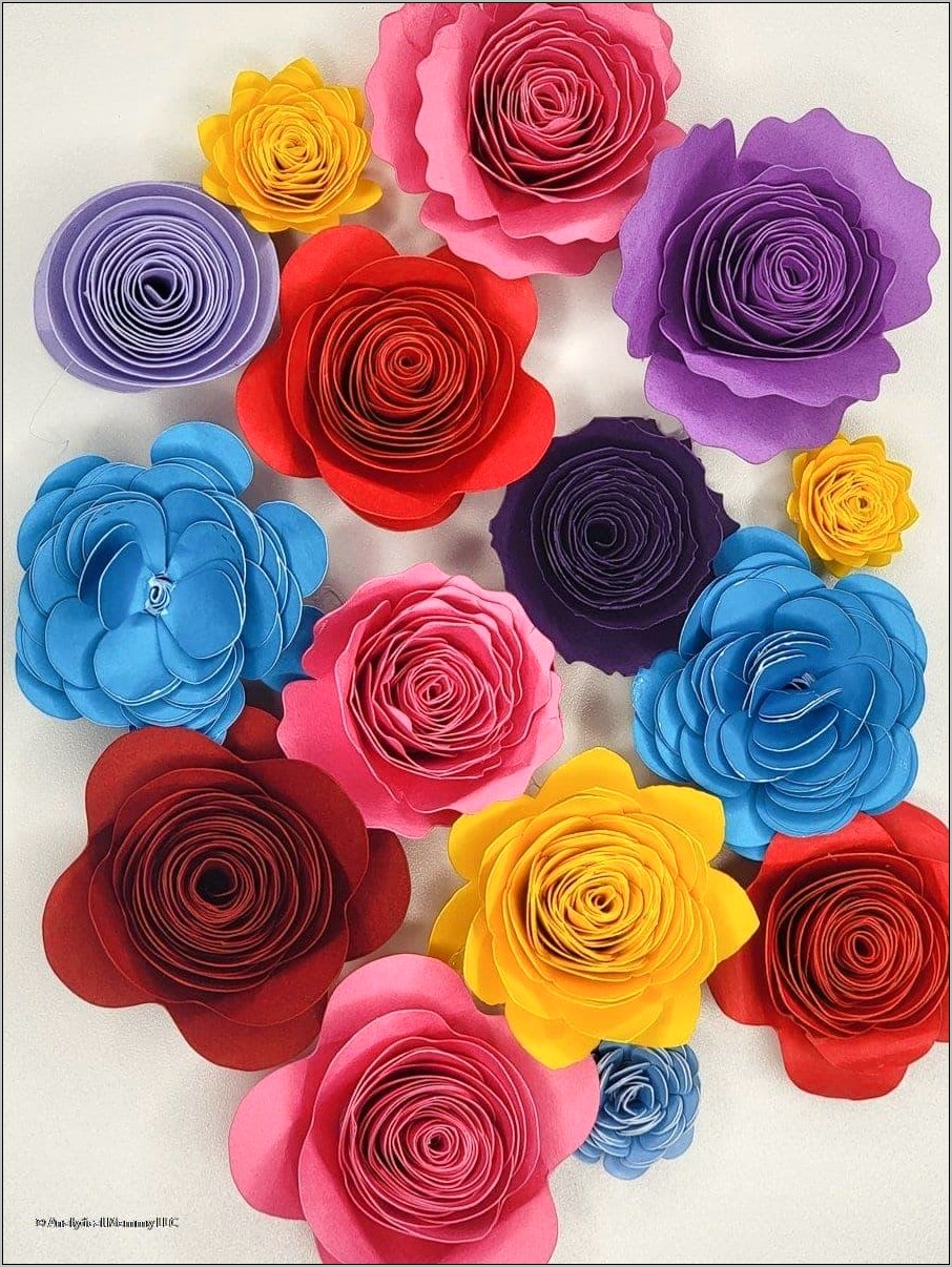 Free Rose Cardstock Templates To Download