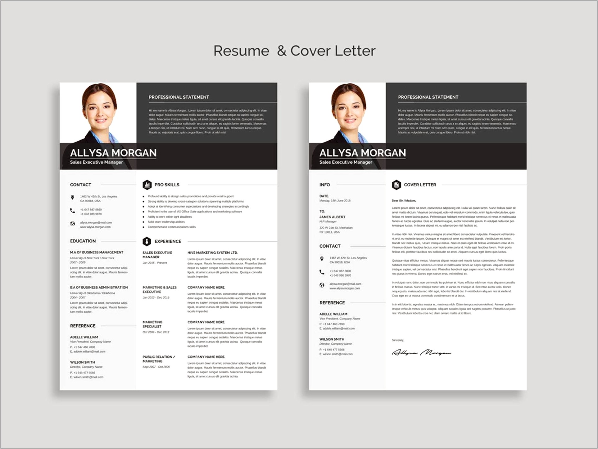 Free Sales Resume Template Word