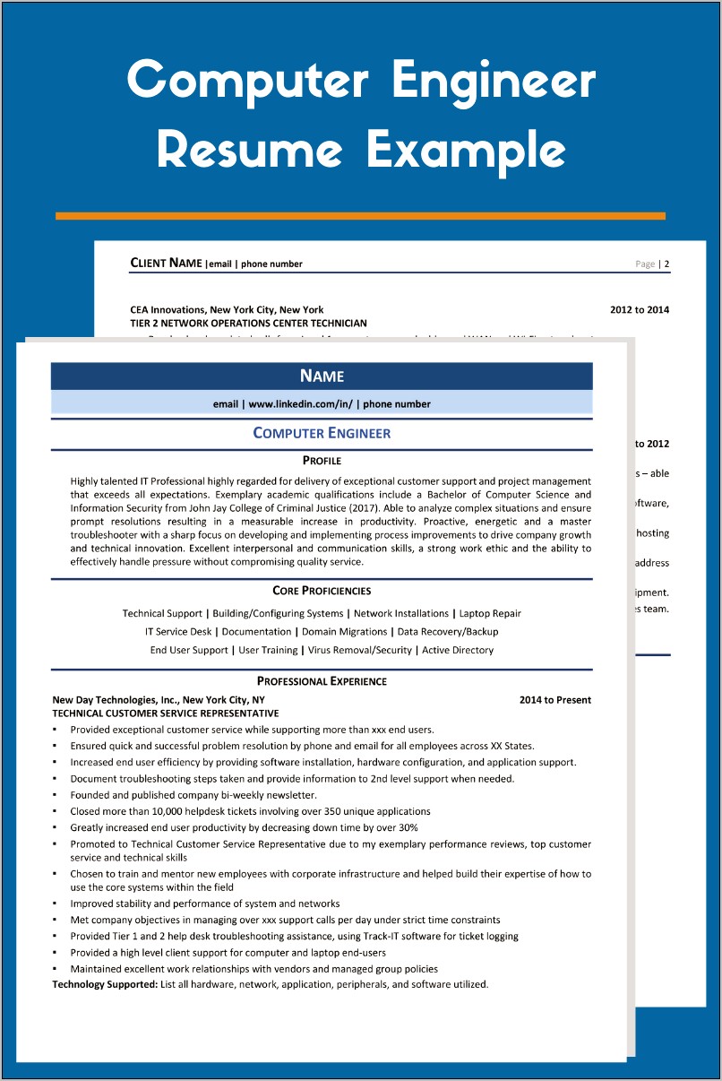 Free Sample Federal Job Resume