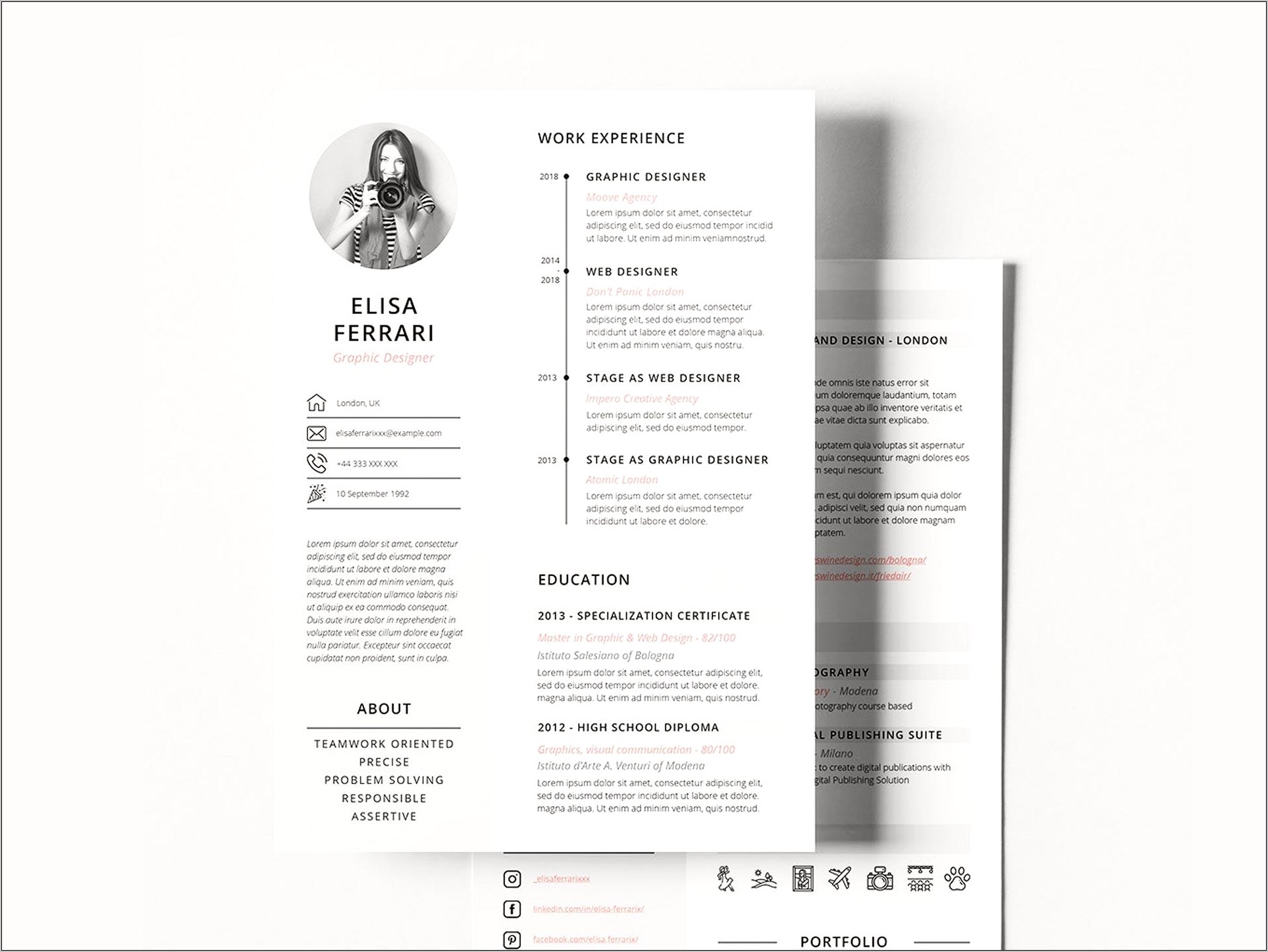 Free Sample Resume Templates 2014