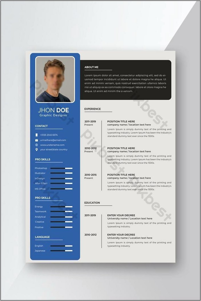 Free Simple Resume Templates 2019