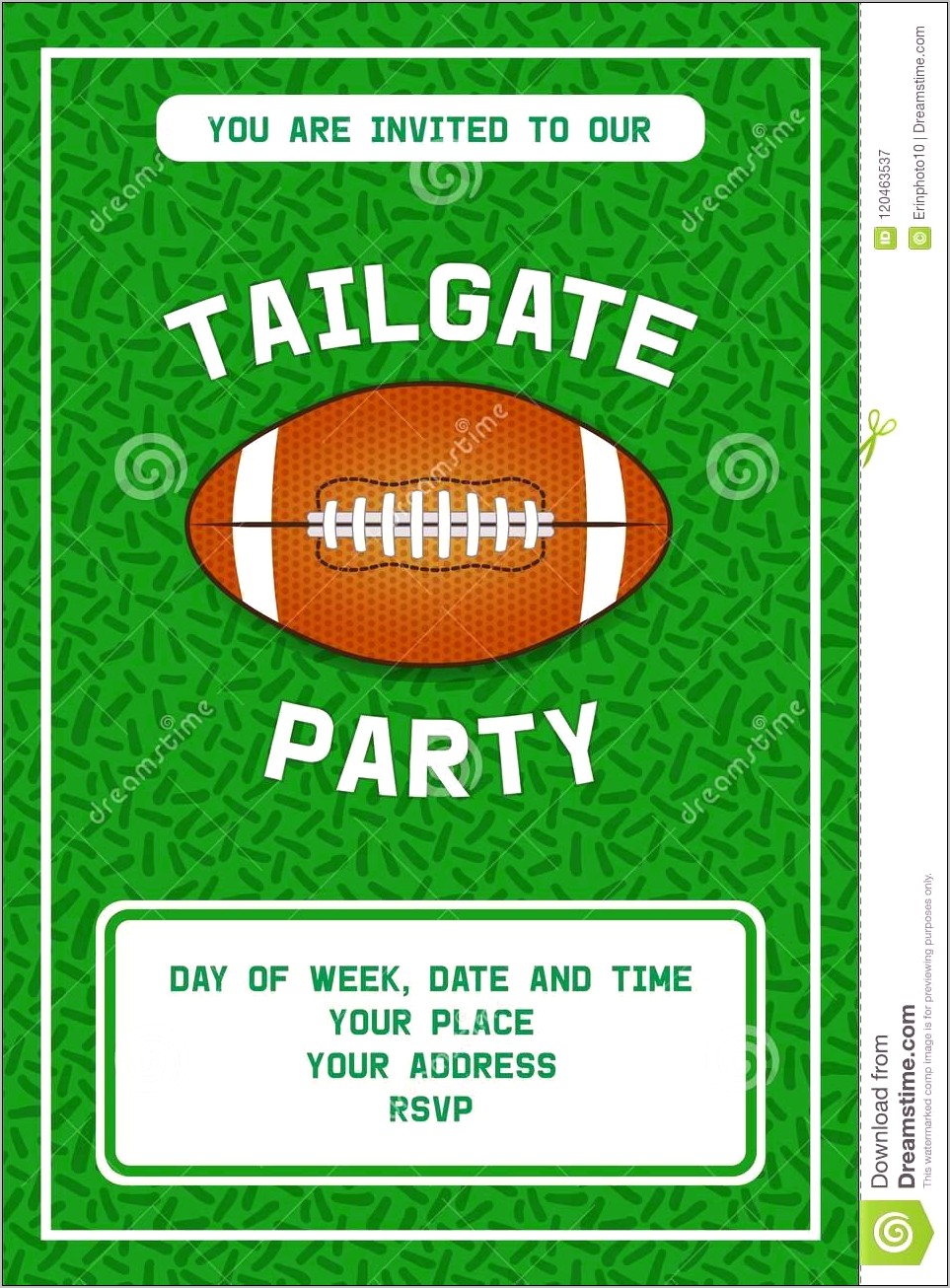 Free Tailgate Party Flyer Template Download