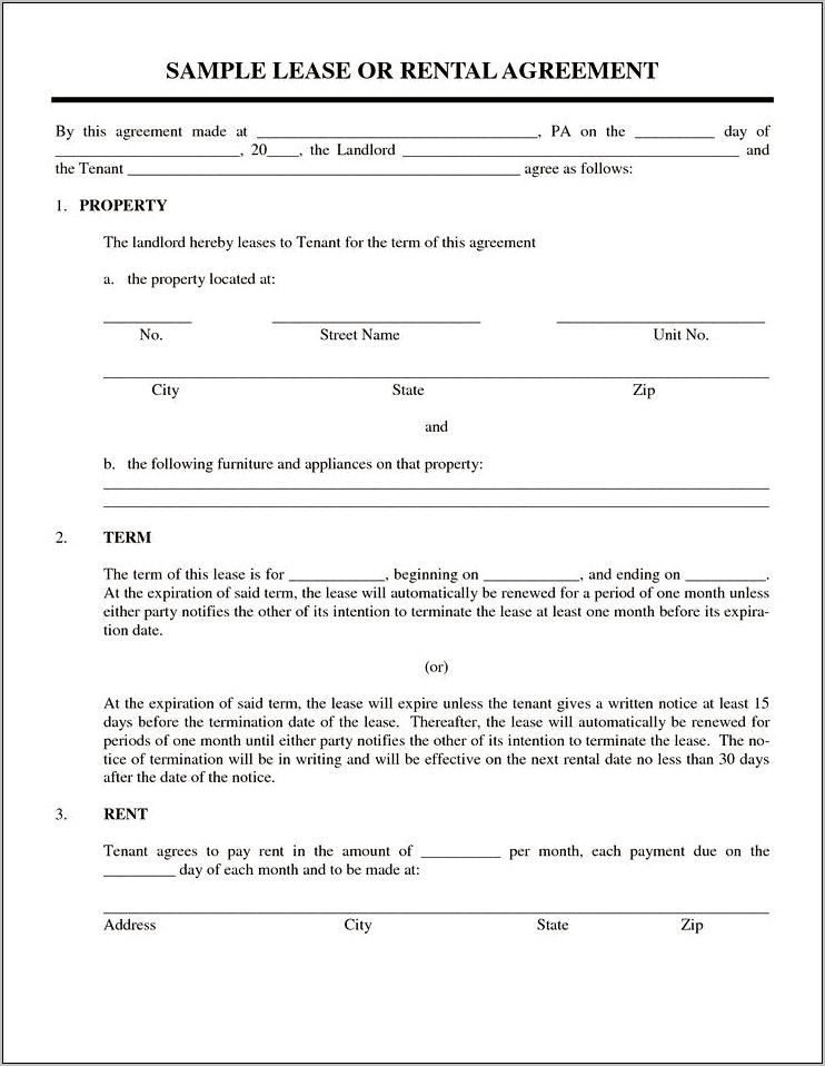 Free Tenancy Agreement Template Download Uk