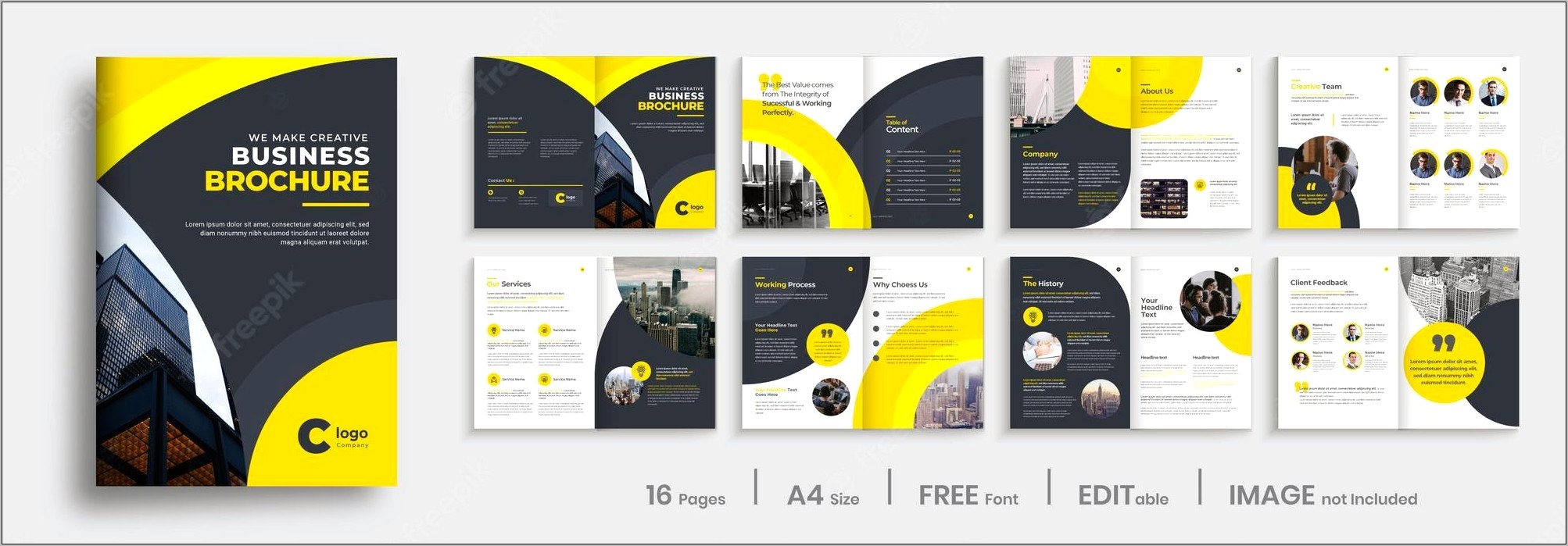 Free Vector Brochure Design Templates Download