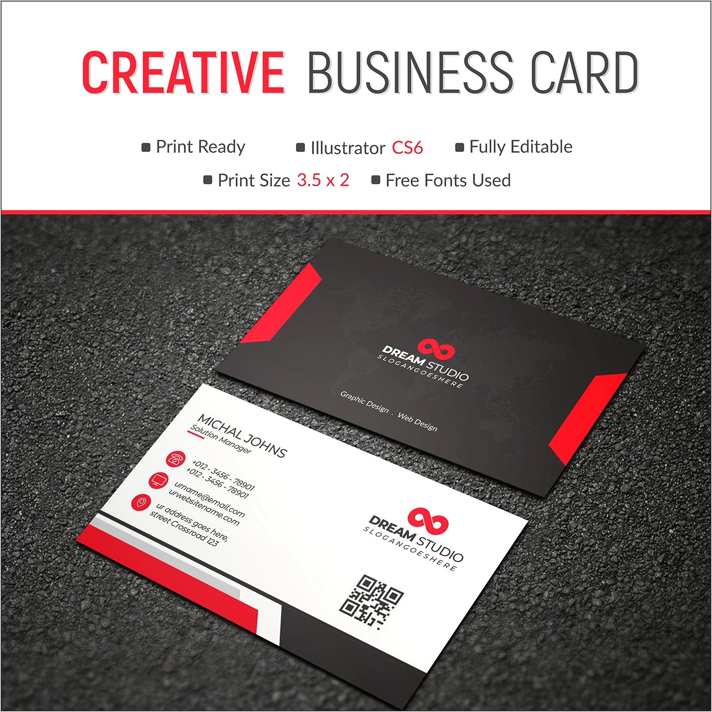 Free Visiting Card Design Template Download