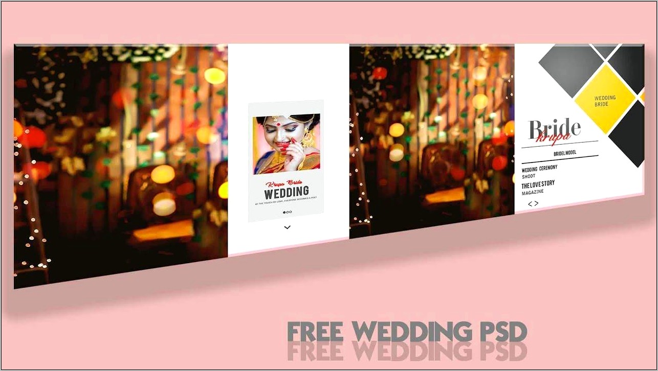 Free Wedding Album Templates Photoshop Download