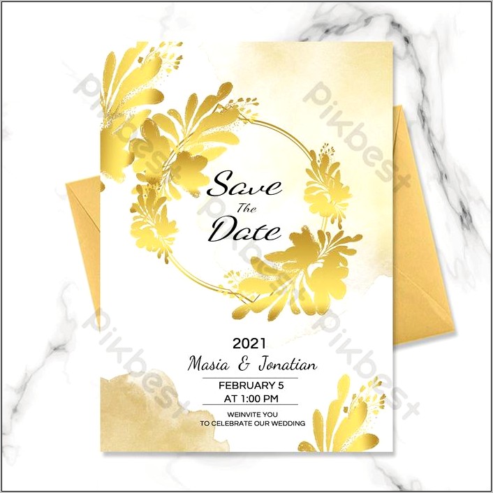 Free Wedding Invitation Border Template Download