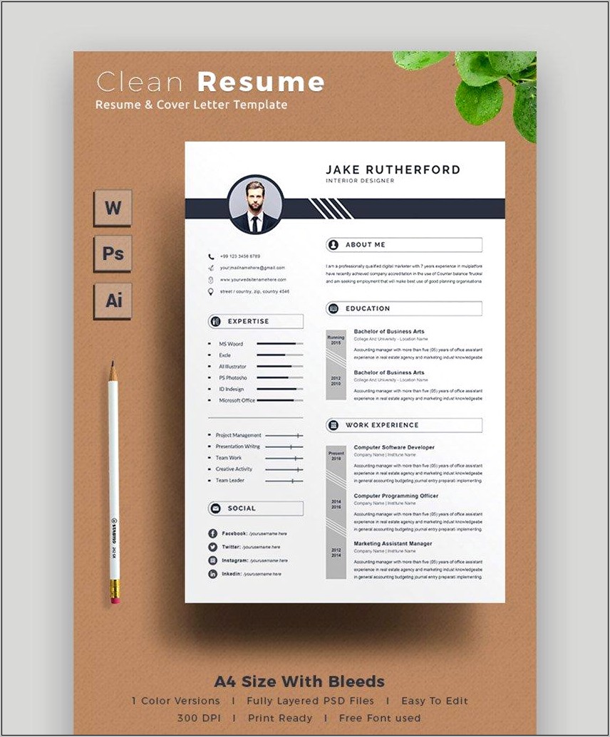 Free Word Resume Templates 2015