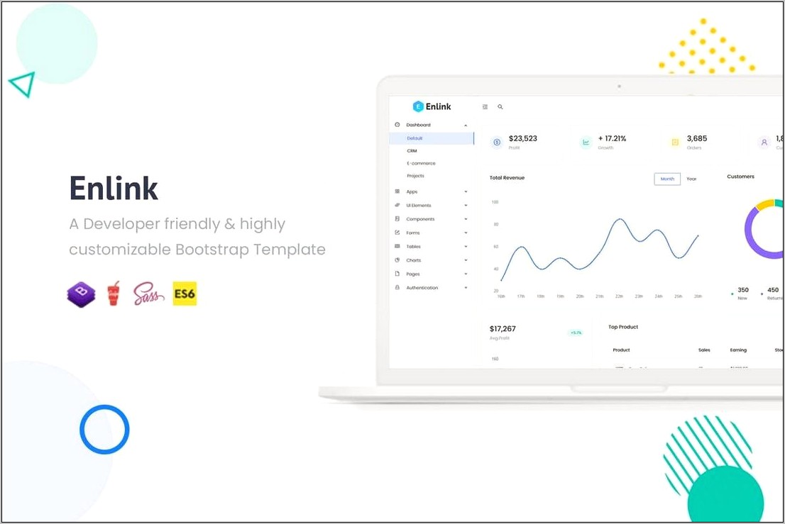 Frest Clean & Minimal Bootstrap Admin Dashboard Template Download