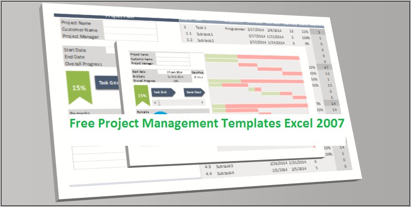 Gantt Chart Template Download Excel 2007