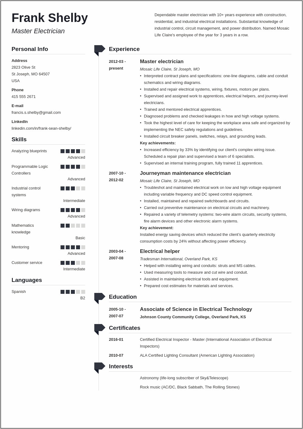 Good Adjectives For Resume Skills