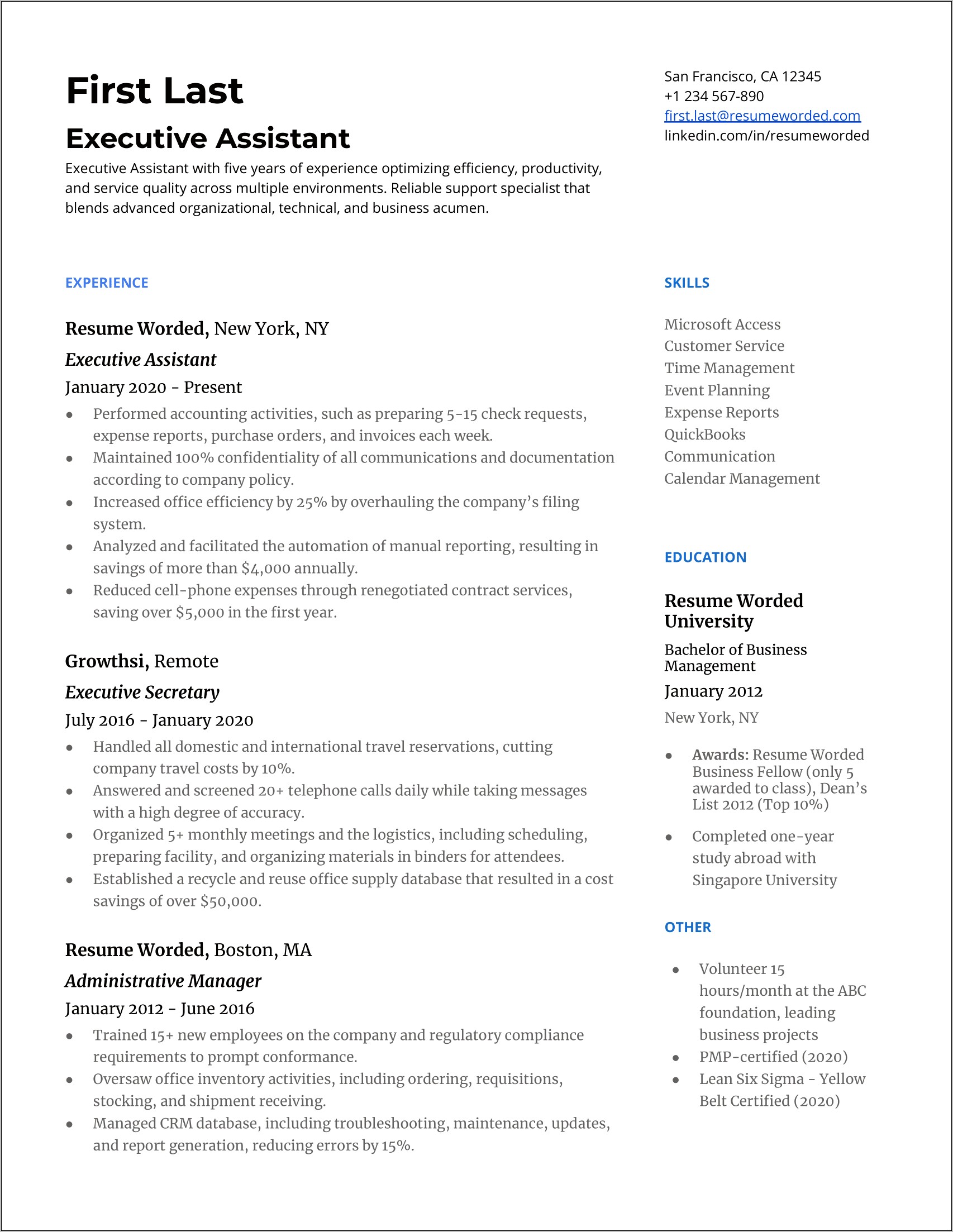 Good Administrative Assistant Resume Objective