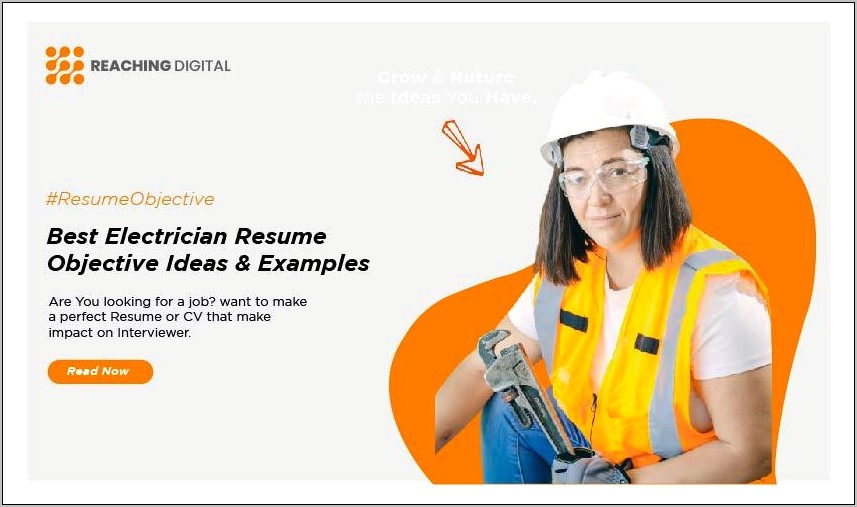 Good Objective For Construction Resume