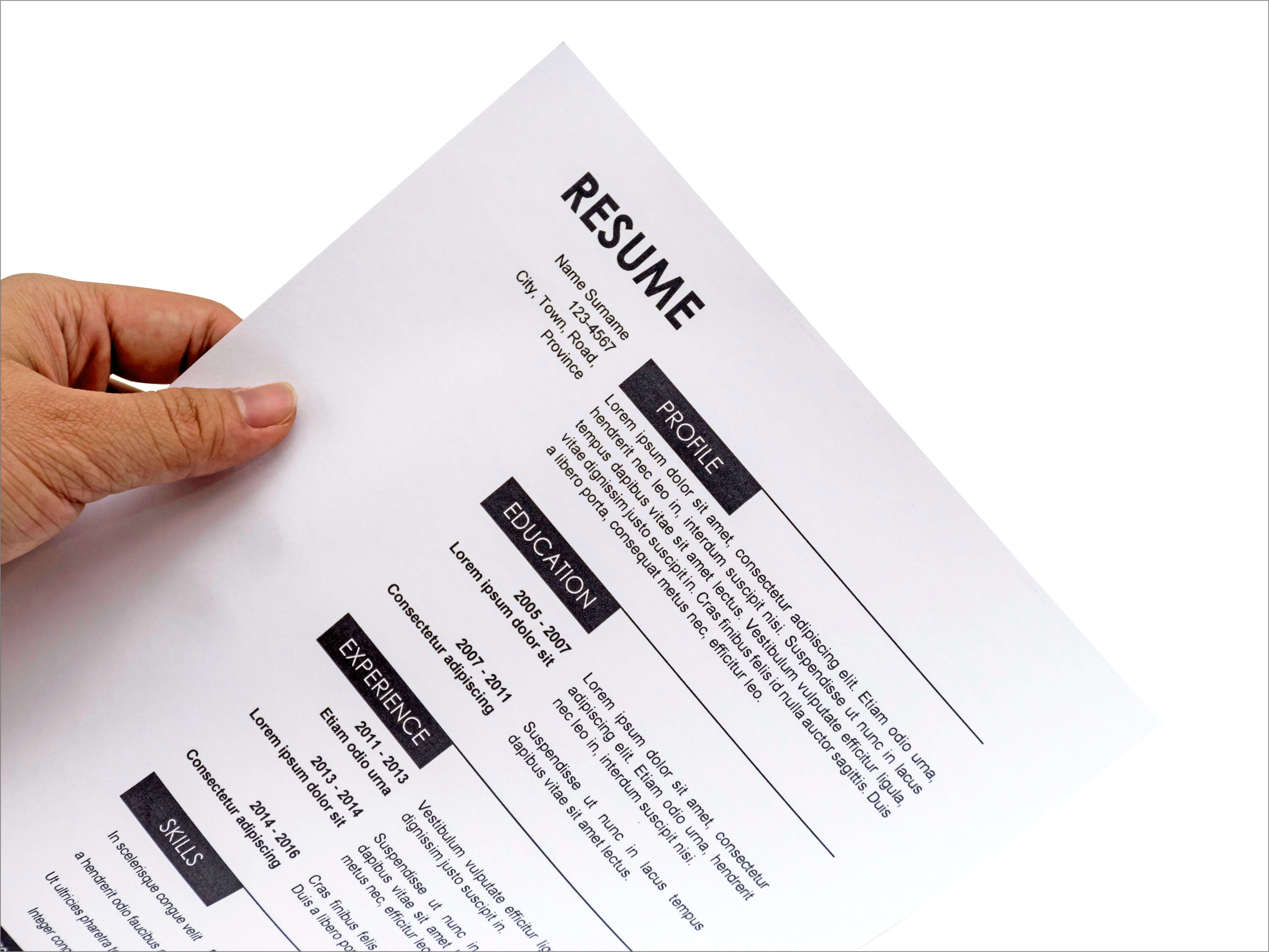 Good Resume Examples Cover Letter