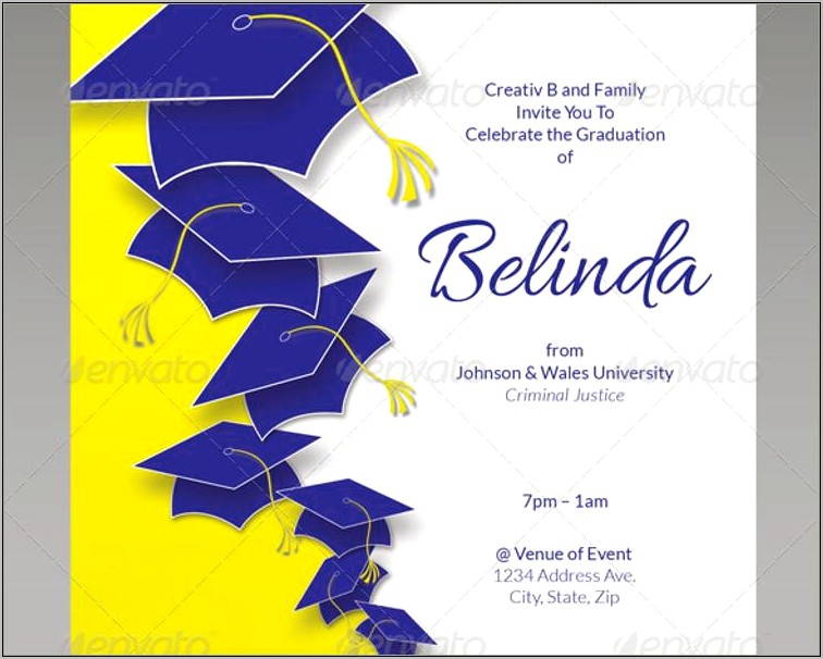 Graduating Ceremony Invitation Templates Free Download