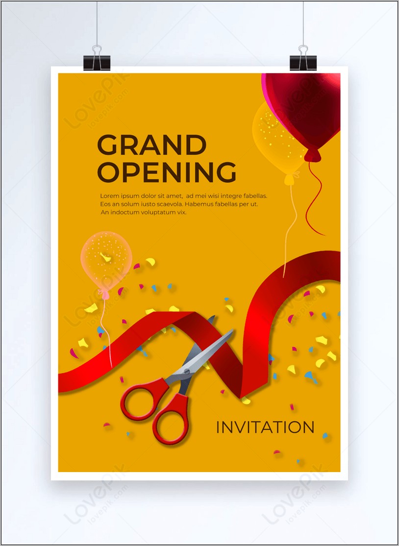 Grand Reopening Sale Template Free Download