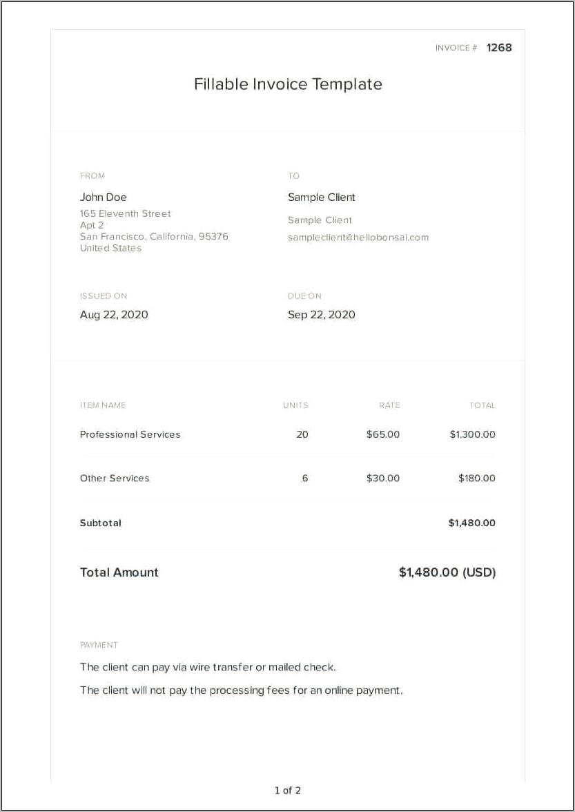 Gray Invoice Google Drive Template Download Freelancer