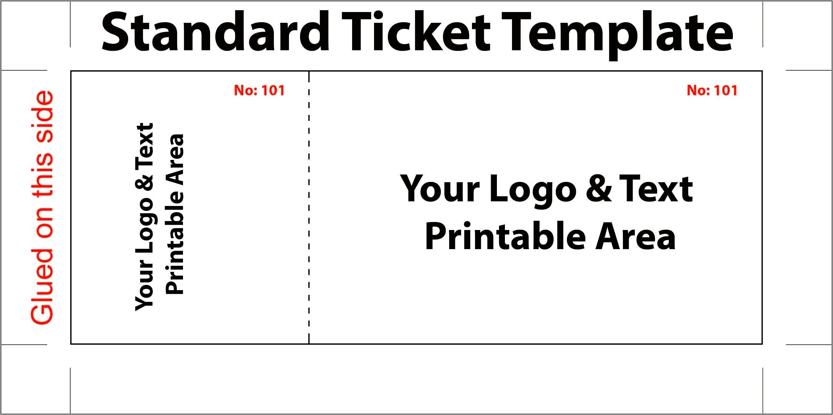 Great Gatsby Tickets Template Free Download