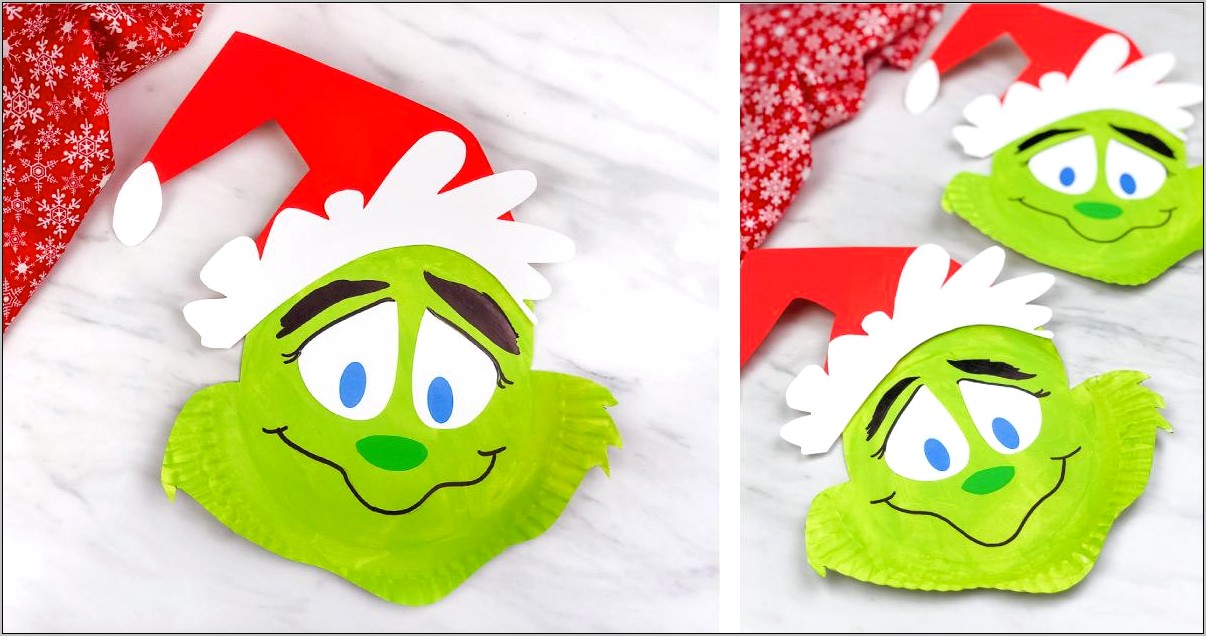 Grinch Place Card Template Free Download