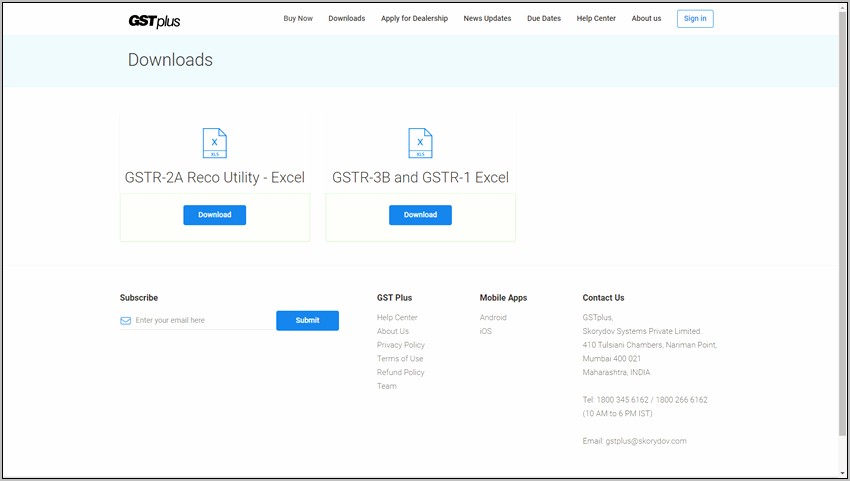 Gstr 1 Excel Template Free Download