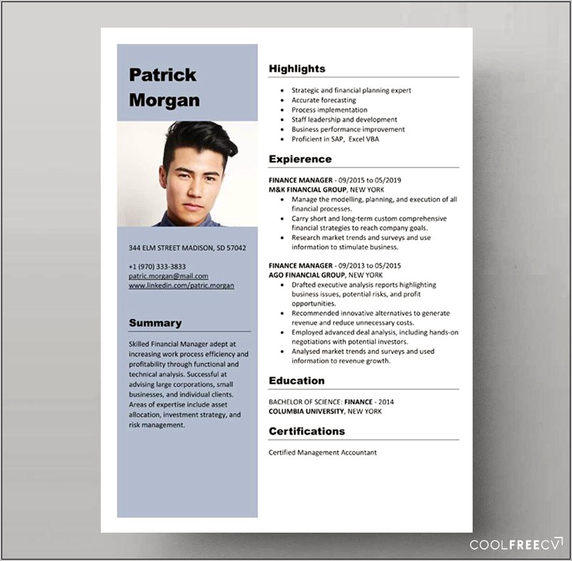 Guerrilla Resume Template Download Free