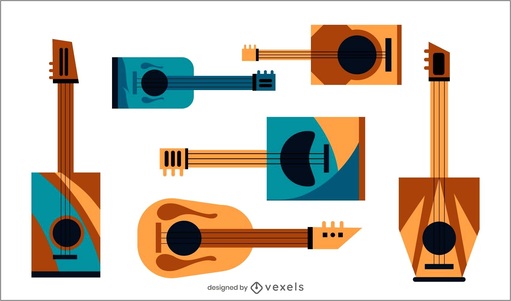 Guitar Favor Box Template Free Download